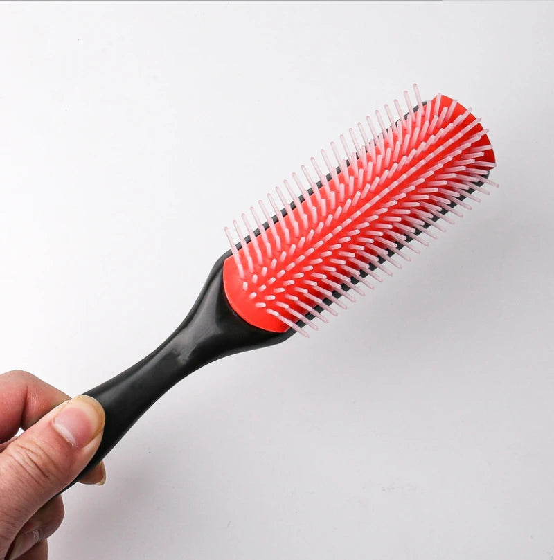 Brosse à Cheveux Professionnelle à 9 Rangées