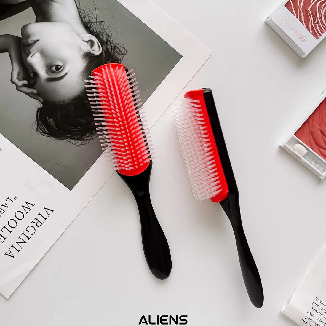 Brosse à Cheveux Professionnelle à 9 Rangées